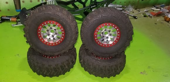 perfect scale wheels.  no stripped hardware