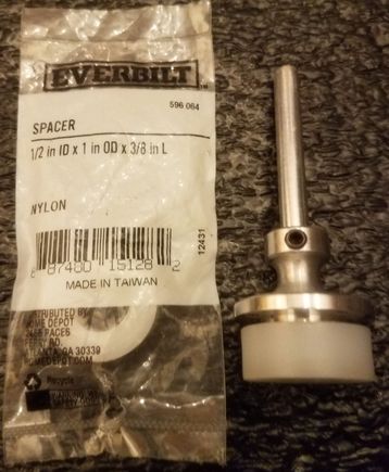From the Home Depot. Needs to be drilled out.
