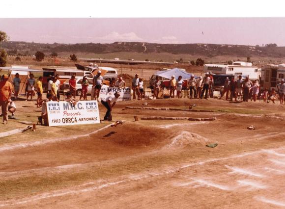Orrca nats 1983.  They had a "Gold" and a "Silver" Nats.  You qualified to run in the Gold set of mains.  If you came late or just showed up you could run in the Silver.  My brother and I had just started racing off road and came out from Arizona and ran in the Silver.  This was in Del Mar CA.