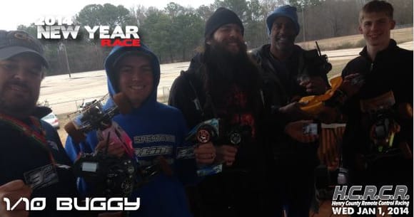 HCRCR New Year's Race 2wd buggy winners