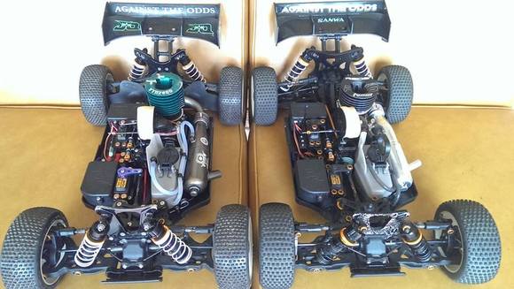 JQ Products Yellow &amp; White Editions, ready to go, just need bodies painted &amp; REDS TE2 engine to be finished running in.