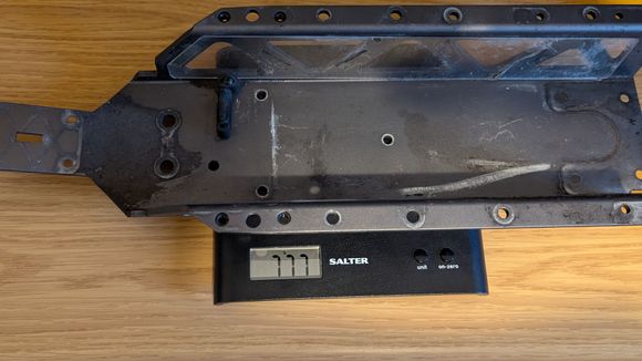 The original Baja 5B SS chassis - 777g