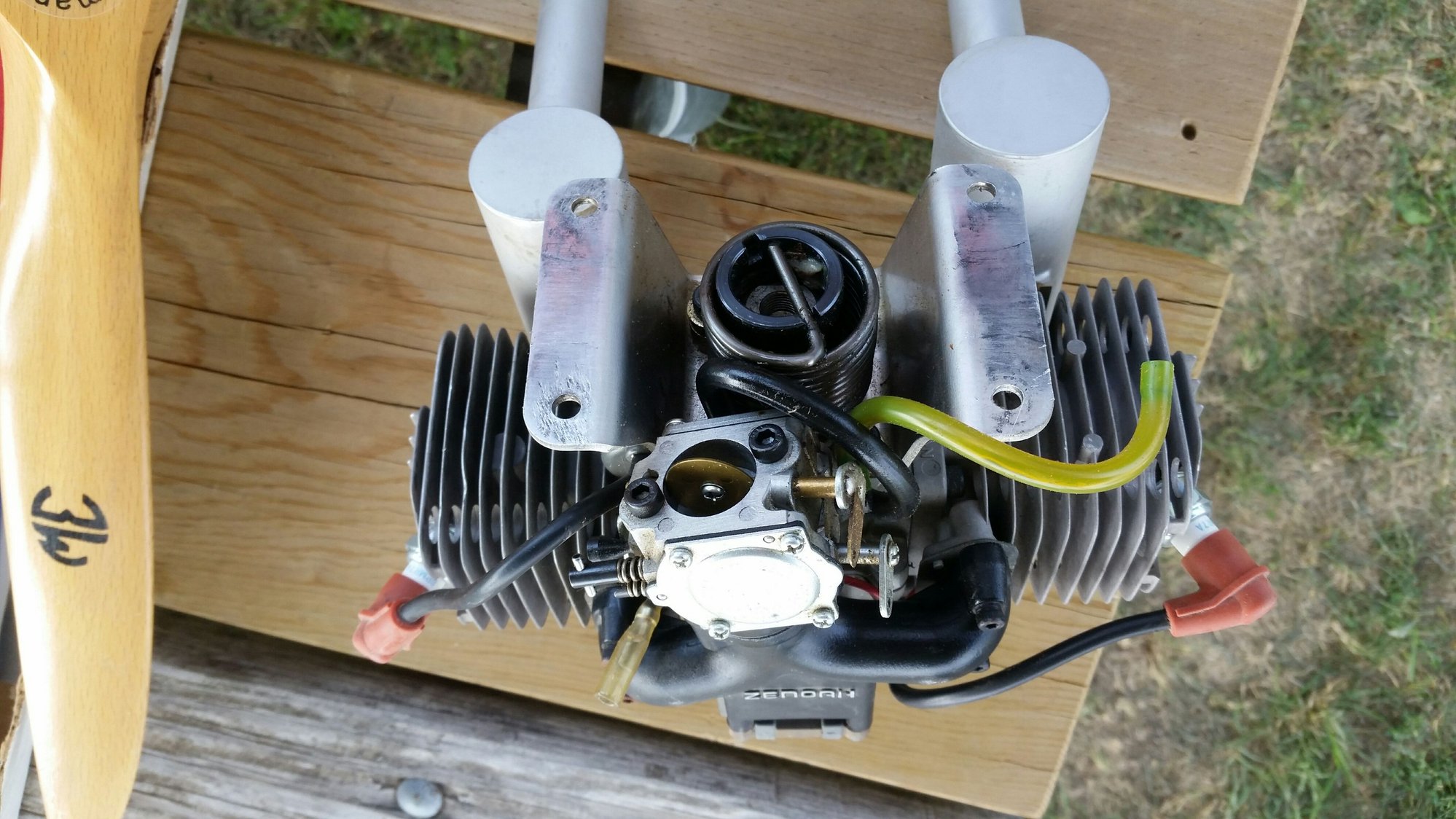 Zenoah G800BPU 80cc Twin Gas RC Airplane Engine Excellent condition