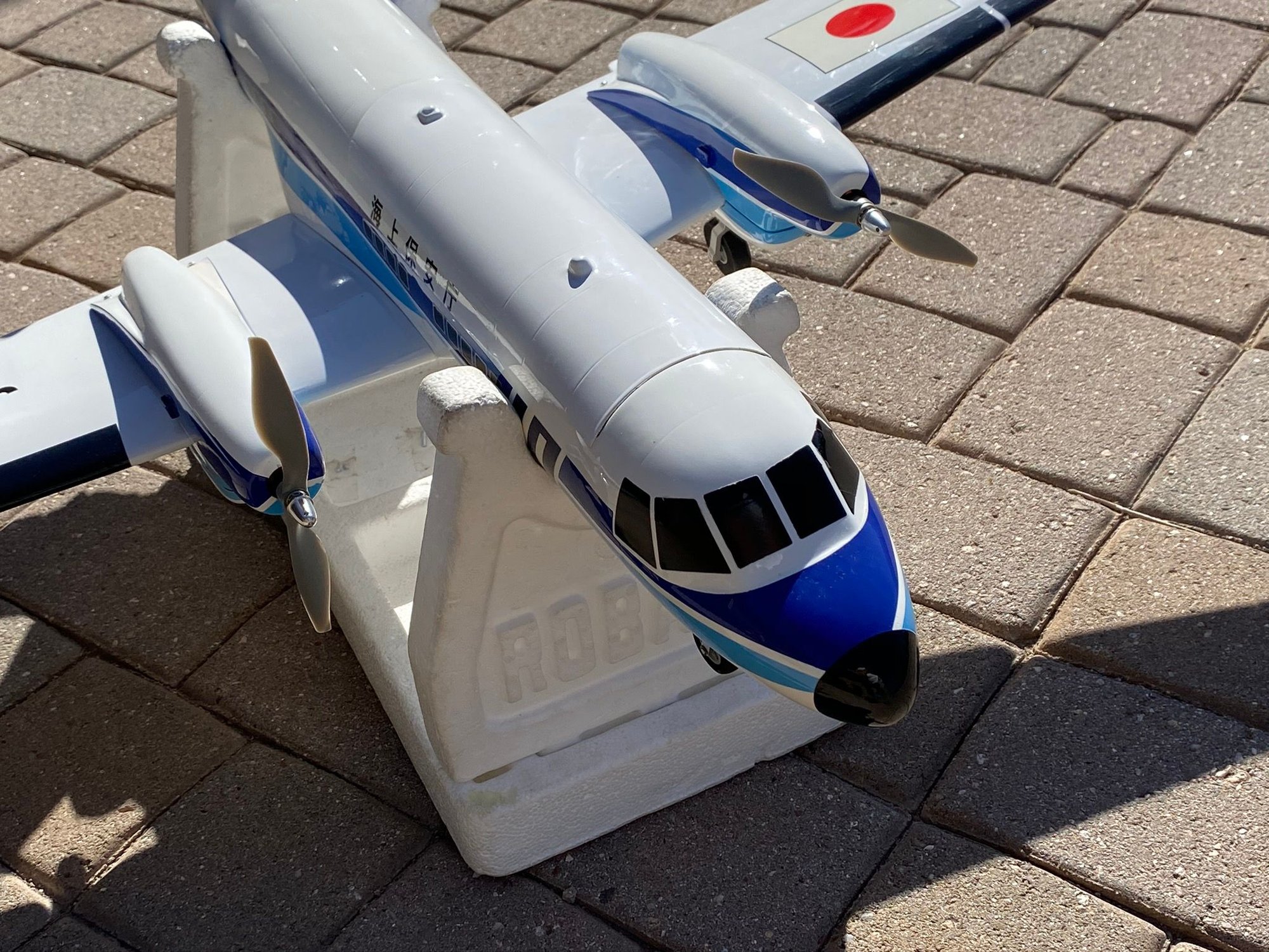 YS11 Commercial Passenger Airliner Rc Plane twin prop motor airplane