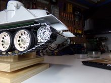 Shows the area needed to build up with styrene on the lower plate