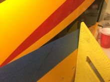 The fuse is about 3mm in from the widest pint at the level of the cable cutout