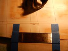 Channel finished, ready for hinge.