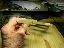 Steel tubing hinge point insert.