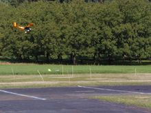 Gerard's model in flight. I built it.