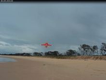 Lift off after sling shot.