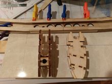 Center beam. All 5 layer ply made for a very stiff structure. Landing gear mounts are a sub-assembly.