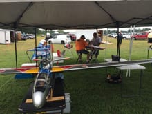 Fly For Tots 2015, Mike at it again......building a new plane to fly at the event!