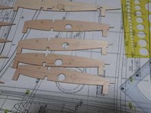 All ribs come wih building tabs at the ends for proper rib aligment