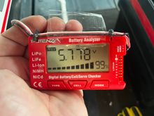 Quick check of receiver pack thru the external charger connection prior to each flight.