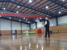 Premiere test flight after LE mods at Coffs indoors.