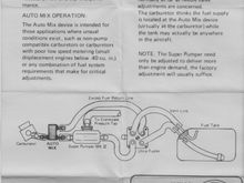 Robart Auto mix instructions