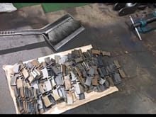 160 pieces of track parts