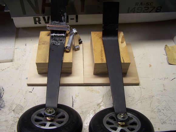 The plywood made perfect blocks to build up the temporary fixed gear for the next go.