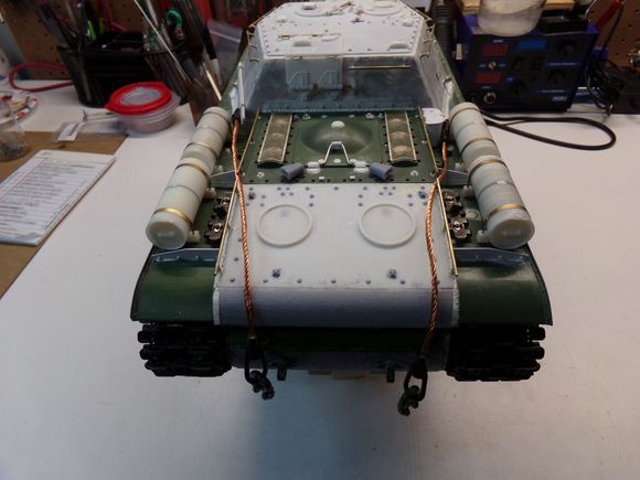 Thinking of mounting the tow cables like this only with the clevises attached.