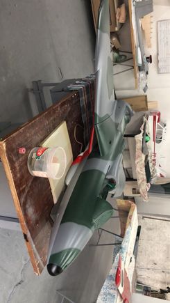 now already doing the camouflage in green