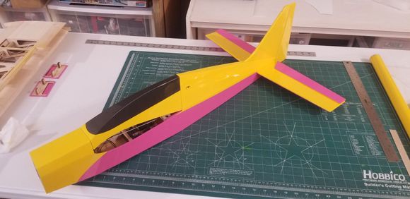 Base fuselage covering completion -