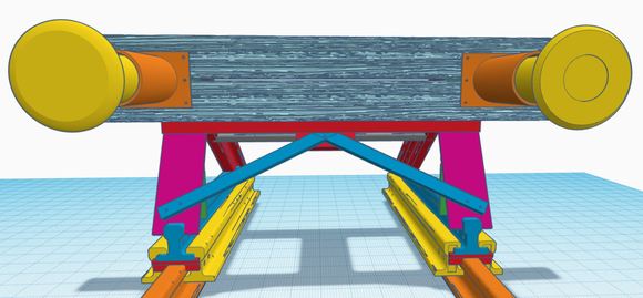 End Stop Buffer front view