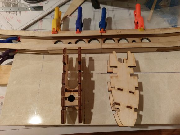 Center beam. All 5 layer ply made for a very stiff structure. Landing gear mounts are a sub-assembly.