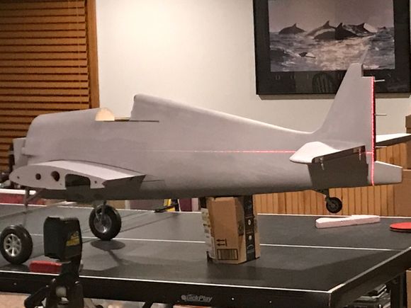 Establishing reference coordinates and most rearward overlapping panel line