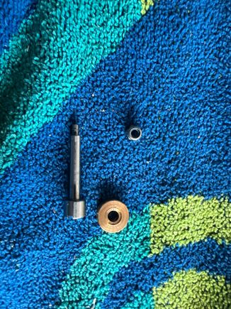 The pins prior to machining