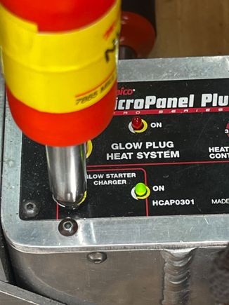 One of the most often heard whimperings from glowphobics is that they cannot keep a charged Glow Driver on hand.
    This one is not automatic but very handy for topping off on a big flying day