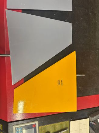 Yellow prototype stab- 254grams
Grey set #2- 200grams each