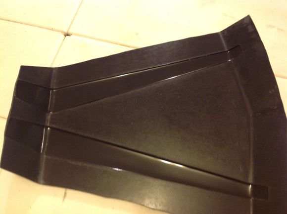 First mold half done.