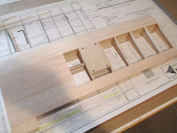 Bottom view of the right wing panel.  I need to hinge the aileron, mount the servo and carve a wing tip yet...