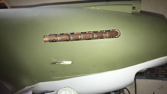 1/5 scale Jerry Bates P-40B nose