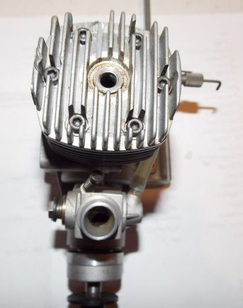 Looking down the carb of nice 61 FX 