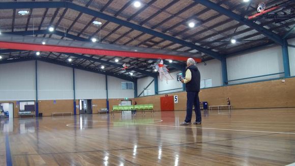 Premiere test flight after LE mods at Coffs indoors.