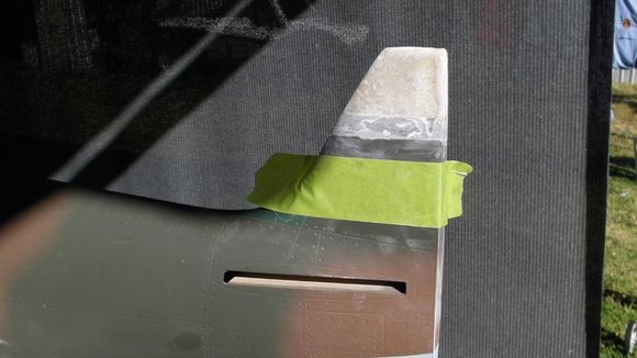 Used foam and thin glass for the 2''extension