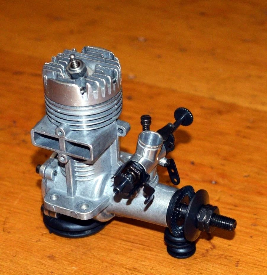 Recent EBay purchase, a Fox .29 R/C - right side view.