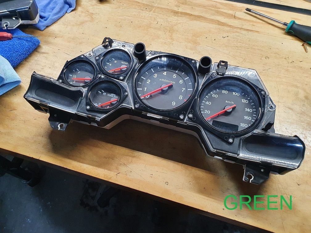 Interior/Upholstery - gauge clusters - Used - 1992 to 1998 Mazda RX-7 - Christchurch, New Zealand