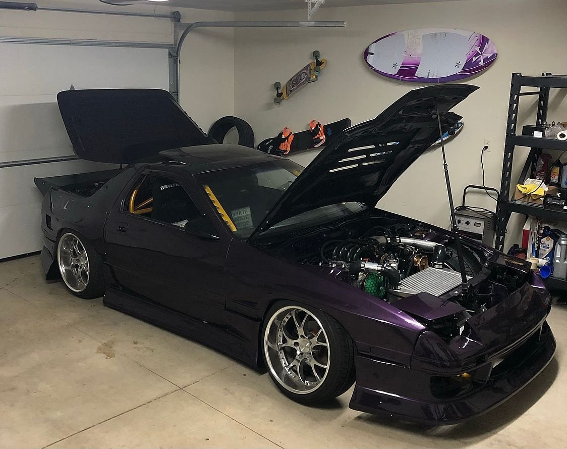 1986 Mazda RX-7 - Mazda rx7 fc - Used - VIN Jm1fc3313g0146510 - 5,000 Miles - 2 cyl - 2WD - Manual - Coupe - Purple - Avilla, IN 46710, United States