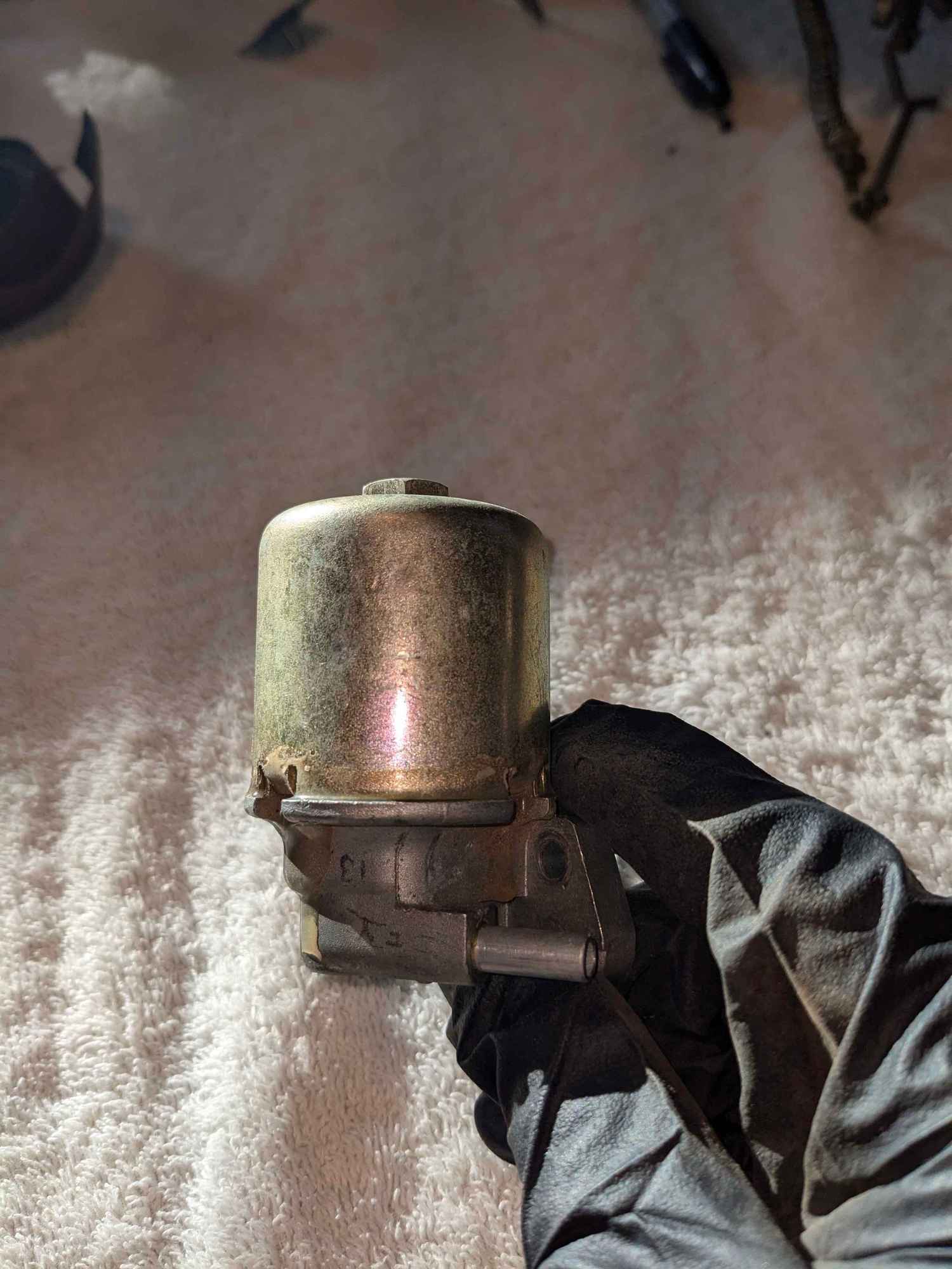 Part 14: I think its the fuel filter?
