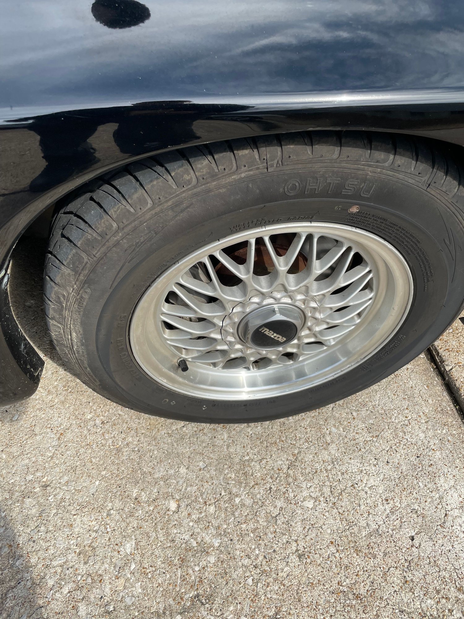 Wheels and Tires/Axles - Vert wheels mounted and blanced - Used - 1986 to 1991 Mazda RX-7 - Saint Louis, MO 63114, United States