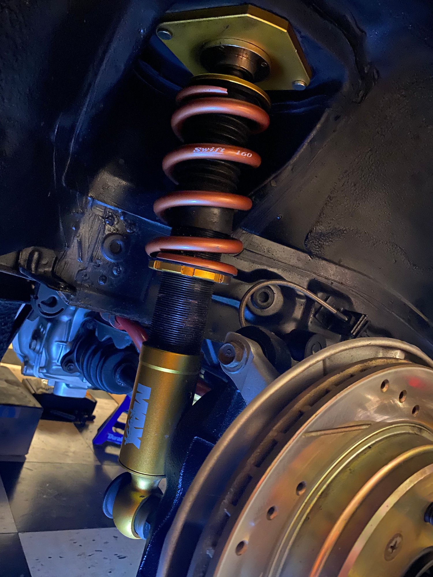 Steering/Suspension - Parts Shop Max Comp coilovers & Swift Springs RX-7 FC - Used - 1986 to 1991 Mazda RX-7 - Prince Frederick, MD 20668, United States