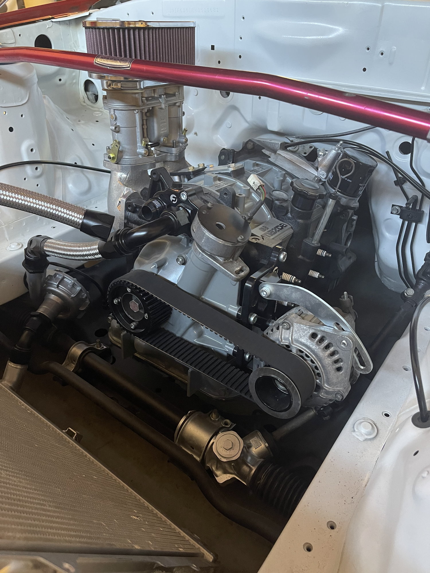 Engine - Complete - 13B Electric Water Pump Setup / Alternator Relocation - New - 1986 to 1992 Mazda RX-7 - Phoenix, AZ &, United States