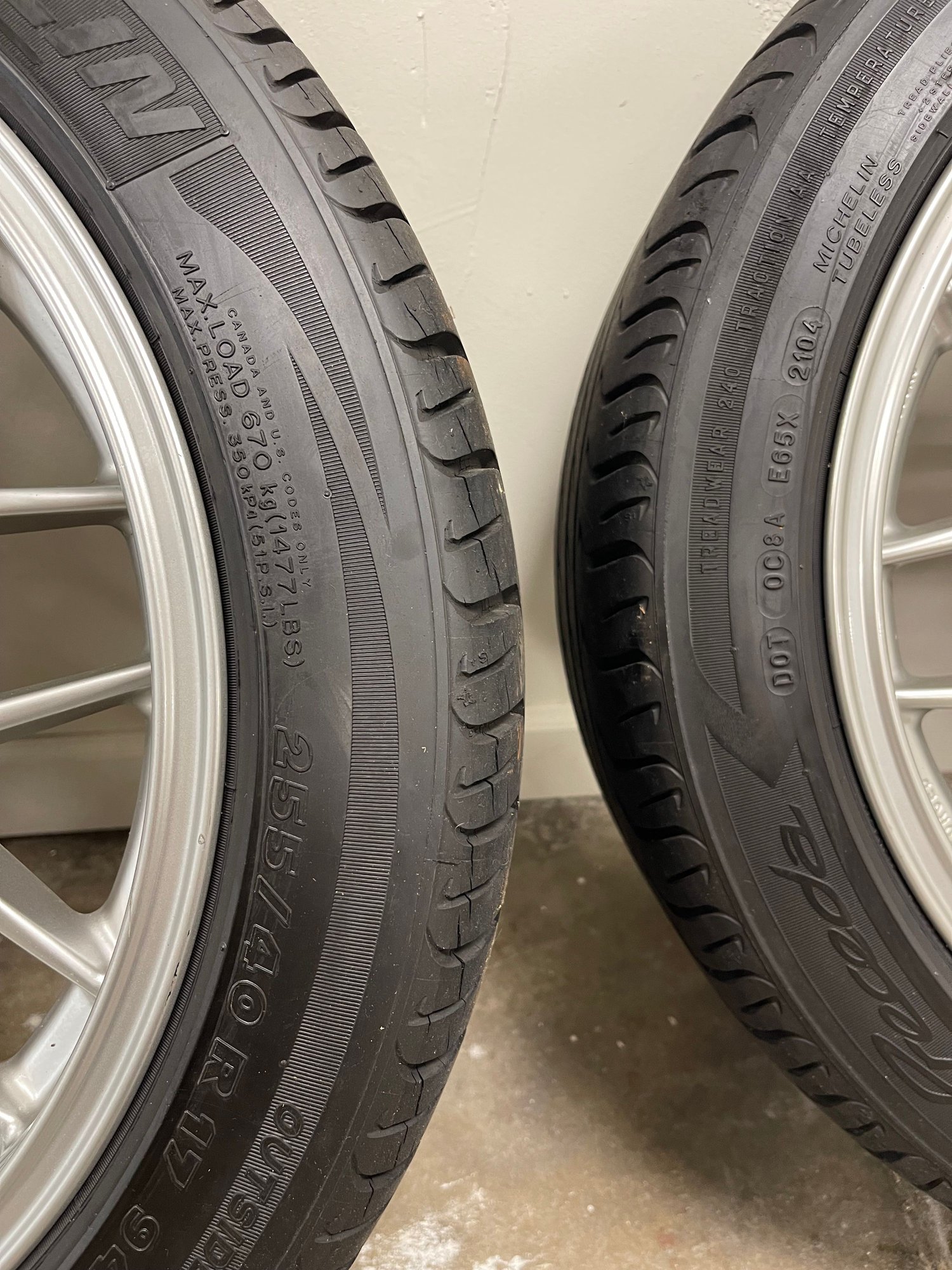 Wheels and Tires/Axles - 17” BBS RGR Wheels, FD RX-7 fitment, 17x9 inch RX7 RG-R Rims with Tires - Used - 1992 to 2002 Mazda RX-7 - San Francisco, CA 94118, United States