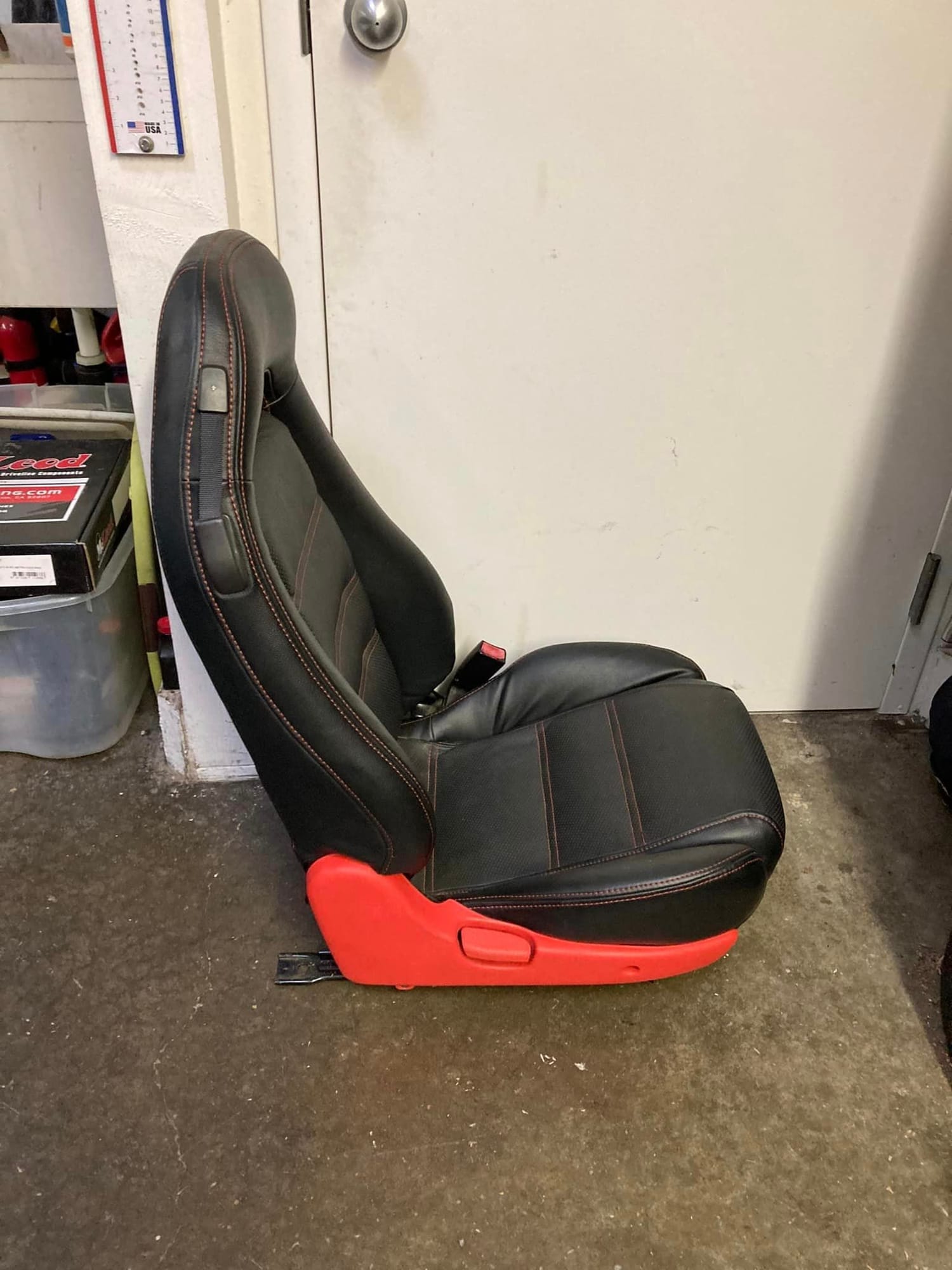 Interior/Upholstery - FD black seats recovered in black leather.... red stitching!  Very nice condition! - Used - San Ramon, CA 94583, United States