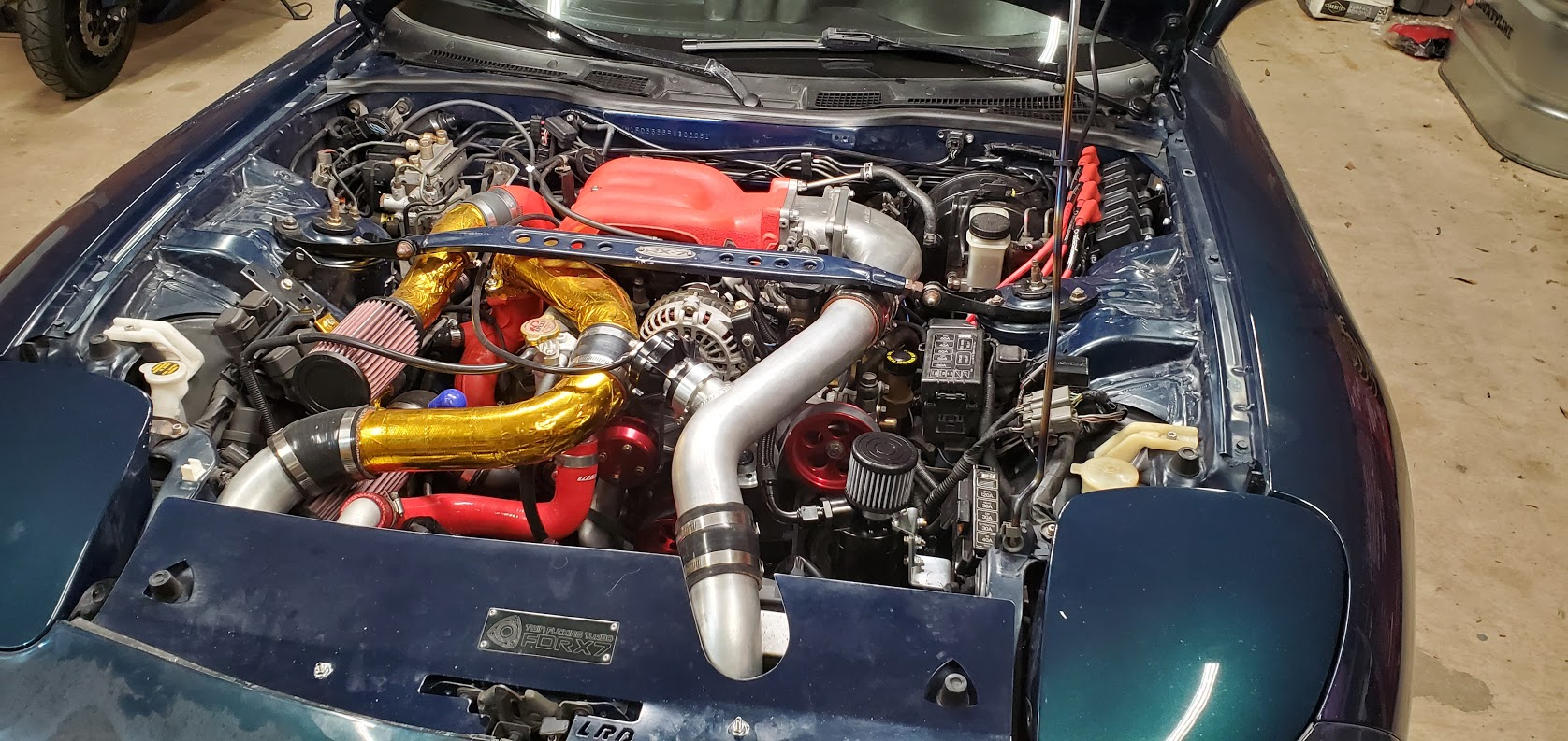 Engine - Intake/Fuel - Greddy FMIC for Twins with 99 spec Y-Pipe + Fluidyne rad - Used - 1992 to 2002 Mazda RX-7 - Defuniak Springs, FL 32433, United States