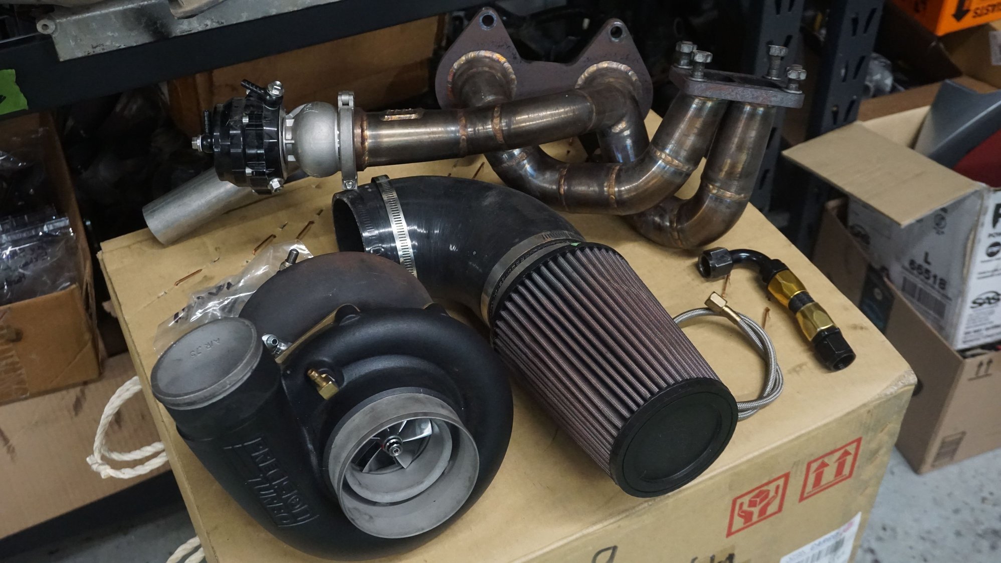 Engine - Power Adders - Precision 6766 Turbo Kit - Used - 1993 to 1995 Mazda RX-7 - Tampa, FL 33634, United States