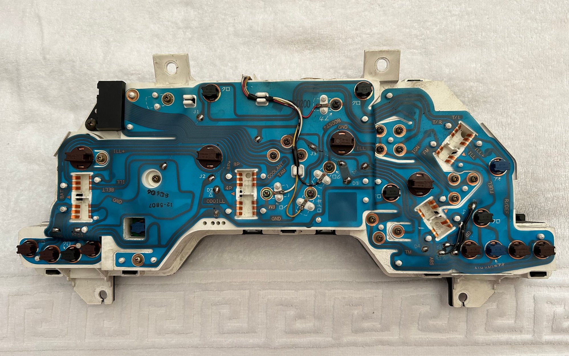 Interior/Upholstery - OEM 1999 Instrument Cluster w/ Mazdaspeed Speedometer - Used - 1992 to 2002 Mazda RX-7 - London HA27DY, United Kingdom