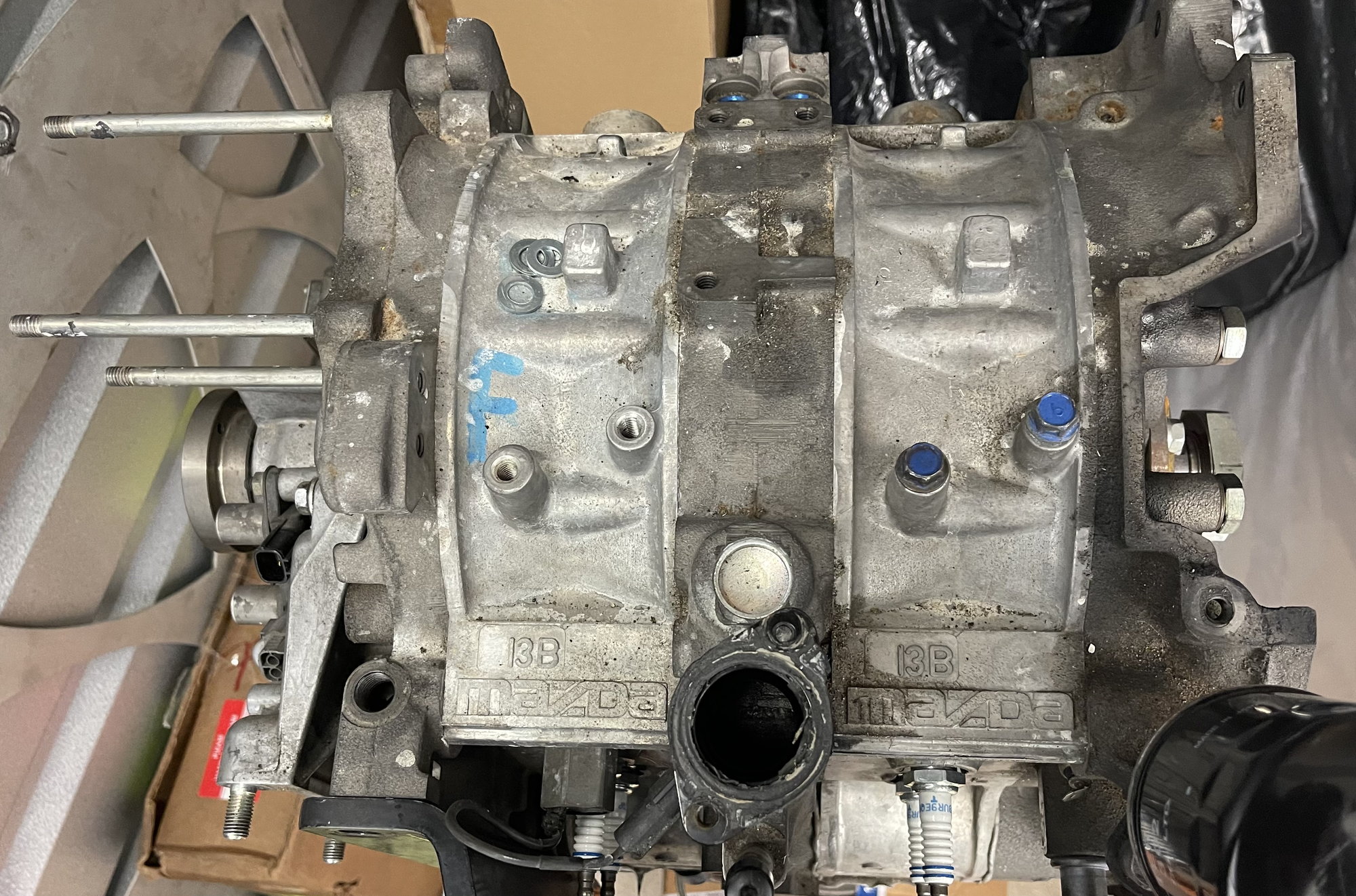 Engine - Complete - 13B-REW Engine (shortblock) - Used - 1992 to 1999 Mazda RX-7 - Quartz Hill, CA 93536, United States